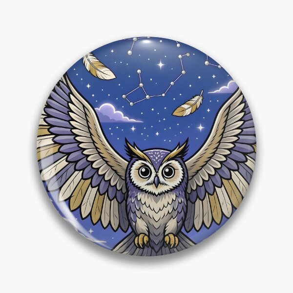 Item preview, Cosmic Flying Owl Under Starry Night Sky designed and sold by Herodestroyer.