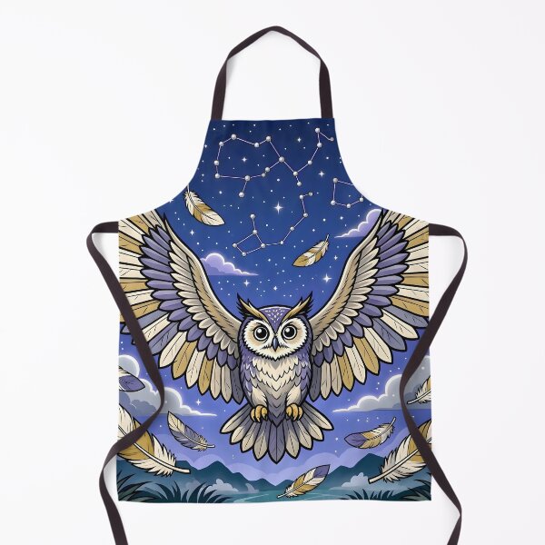Item preview, Cosmic Flying Owl Under Starry Night Sky designed and sold by Herodestroyer.