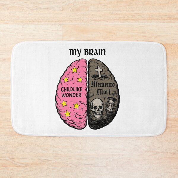 Item preview, My Brain – Childlike Wonder & Memento Mori designed and sold by witchlingart.