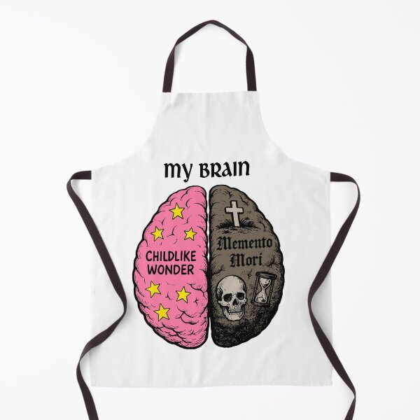 Item preview, My Brain – Childlike Wonder & Memento Mori designed and sold by witchlingart.