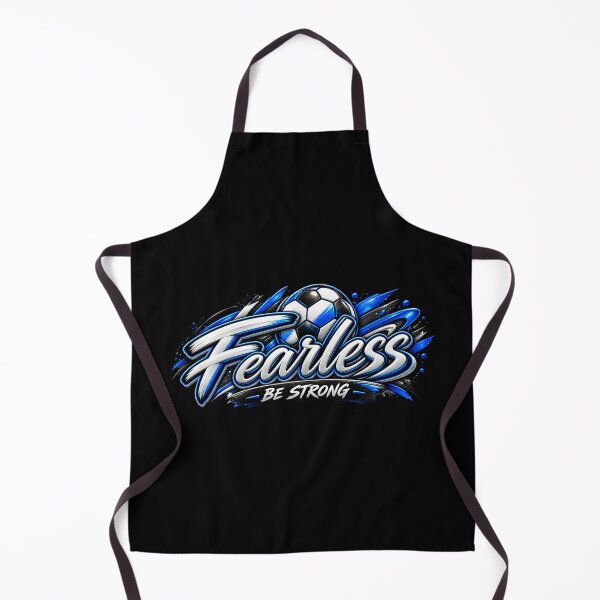 Item preview, Fearless Be Strong – Soccer Motivation Sports Design designed and sold by HO•Designs.