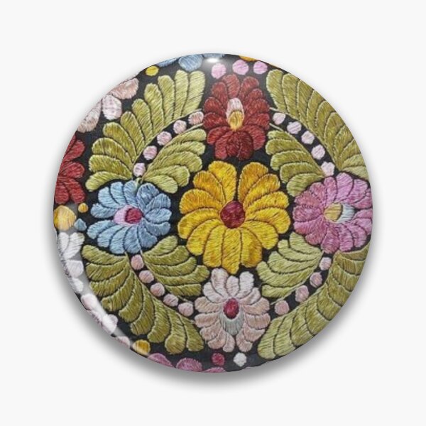 Item preview,  Vibrant Folk Floral Embroidery designed and sold by Choopstores.