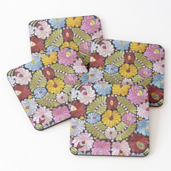 Item preview,  Vibrant Folk Floral Embroidery designed and sold by Choopstores.