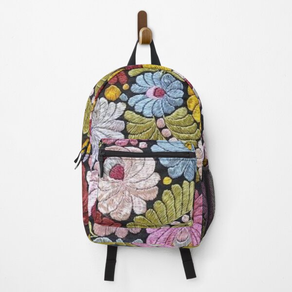 Item preview, Vibrant Folk Floral Embroidery designed and sold by Choopstores.