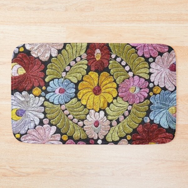 Item preview,  Vibrant Folk Floral Embroidery designed and sold by Choopstores.