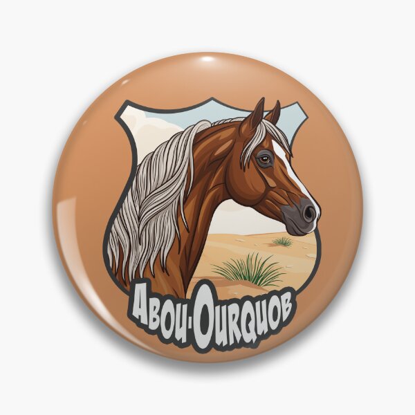 Item preview, An Arabian horse, a coat of arms, and a desert designed and sold by Cheval-de-coeur.