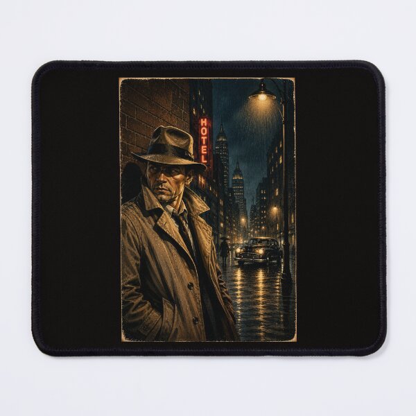 Item preview, Midnight Detective — Rainy Noir City designed and sold by AcornAndPebble.