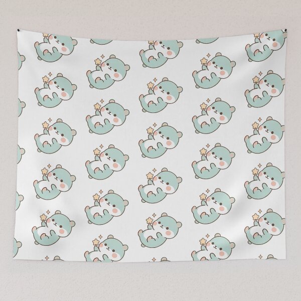 Item preview, Kawaii Cute Mint Bear Floating Magic Star designed and sold by Cuddly-Critters.