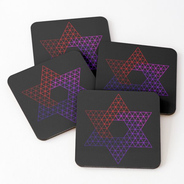 Item preview, Sacred Star of Life – Crystal Grid, Neon Spectrum designed and sold by iSacredGeometry.