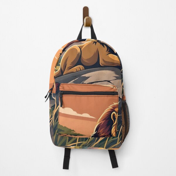 Item preview, Majestic Lion On Rock African Savanna Sunset designed and sold by Herodestroyer.