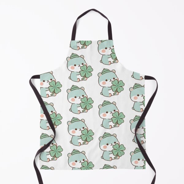 Item preview, Kawaii Lucky Mint Bear Four Leaf Clover designed and sold by Cuddly-Critters.