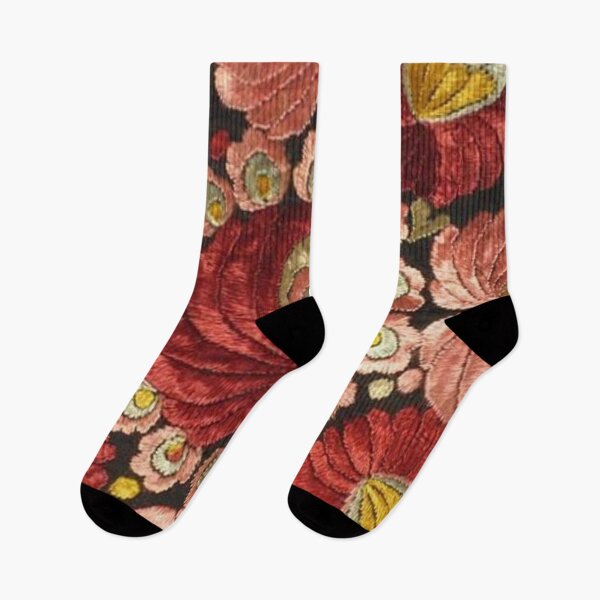 Aperçu de l'œuvre   Vibrant Folk Floral Embroidery créée et vendue par Choopstores.