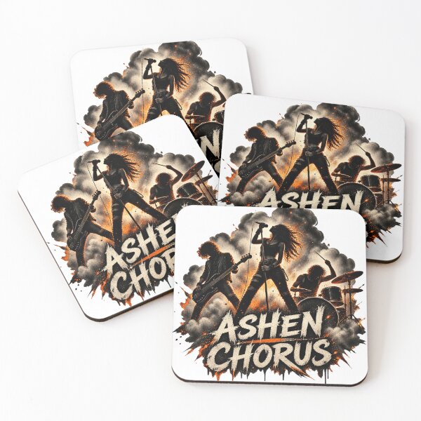 Item preview,  Ashen Chorus Fictional Rock Group Poster designed and sold by S06PMarketing.