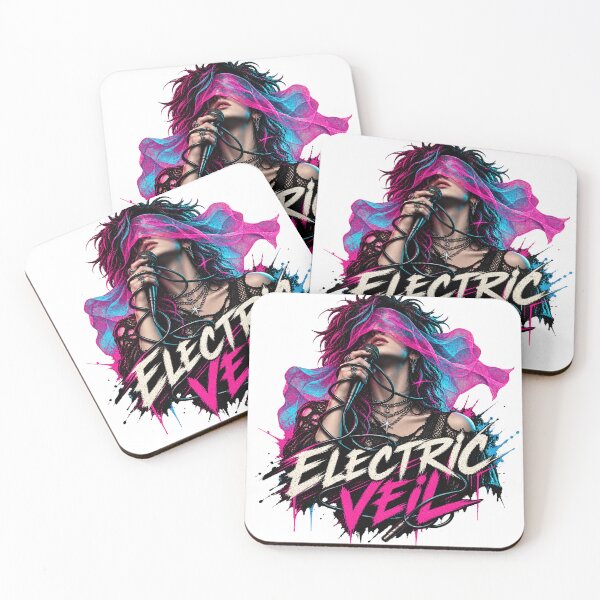 Item preview, Electric Veil Anonymous Singer Portrait designed and sold by S06PMarketing.