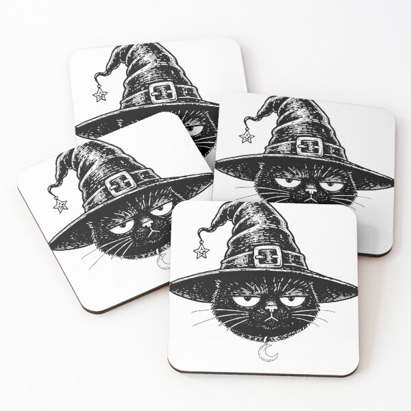 Item preview, Grumpy Witch Cat designed and sold by Marianarcezar.