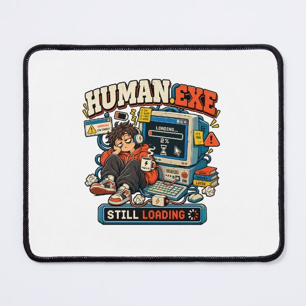 Item preview, Human.exe Still Loading – Funny Low Energy Computer & Coffee designed and sold by NarpLTD.
