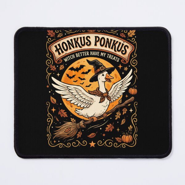 Item preview, Honkus Ponkus Witch Goose Halloween Broom Funny Vintage designed and sold by w66aboo.