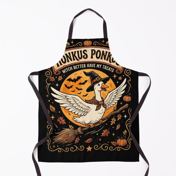 Item preview, Honkus Ponkus Witch Goose Halloween Broom Funny Vintage designed and sold by w66aboo.
