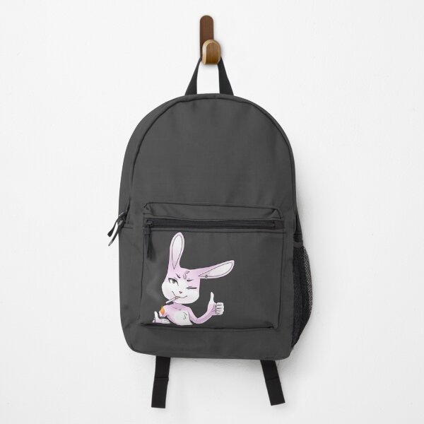 Item preview, Smoking Bunny Thumbs Up – Funny Rebellious Rabbit Cartoon designed and sold by LoreliNLi.