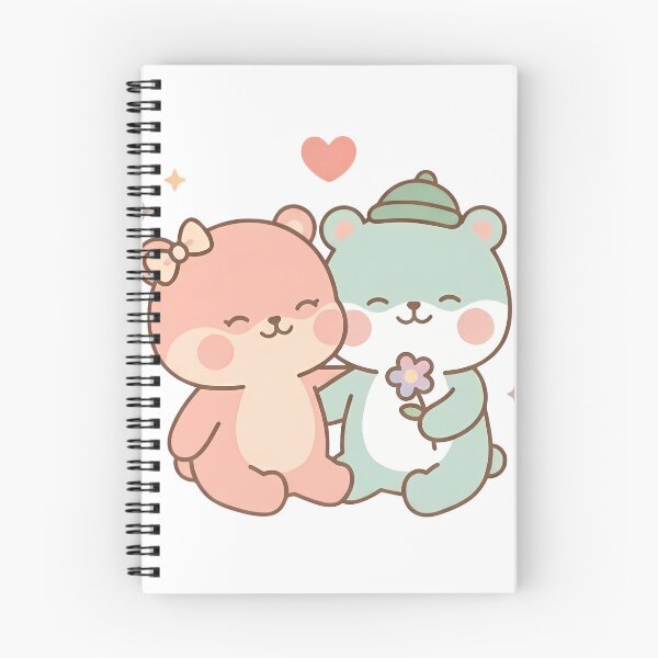 Item preview, Kawaii Cute Bears Pastel Flower designed and sold by Cuddly-Critters.