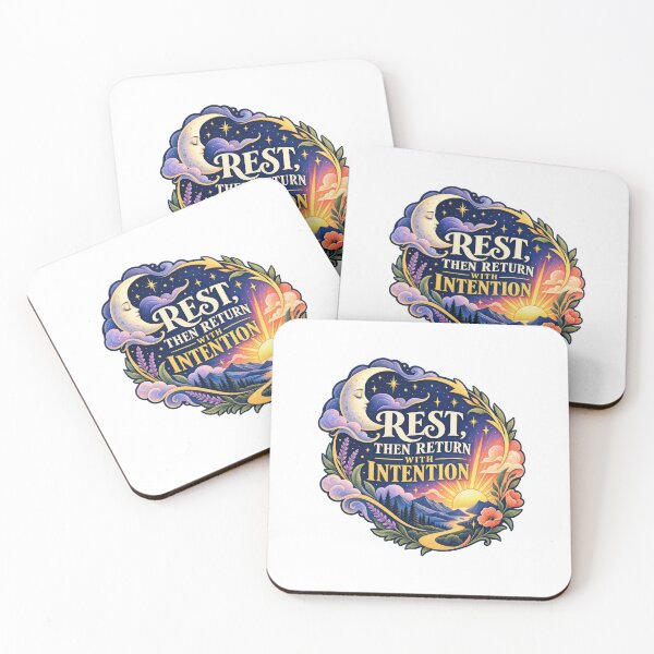 Item preview, Rest Then Return With Intention designed and sold by Mosslume Studio.
