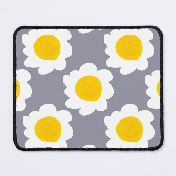 Item preview, Scandi Slate Blue Daisy Pattern Mid Century Retro Floral designed and sold by CaramelCo.