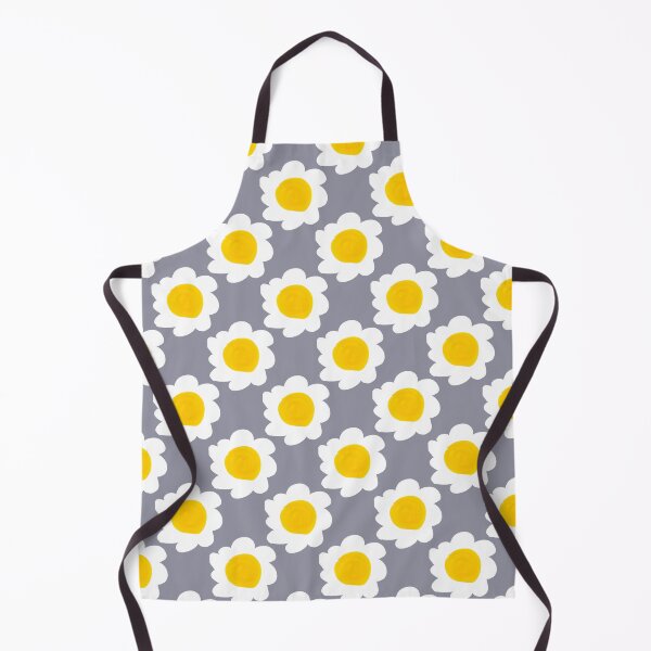 Item preview, Scandi Slate Blue Daisy Pattern Mid Century Retro Floral designed and sold by CaramelCo.