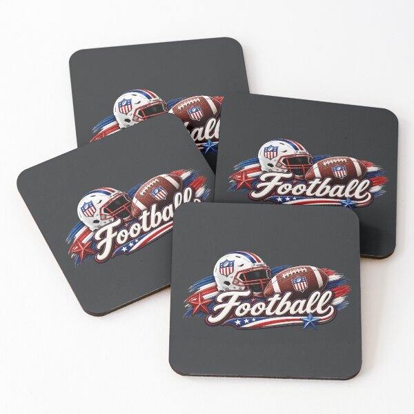 Item preview, American Football – Red White & Blue Patriotic Sports Design designed and sold by HO•Designs.