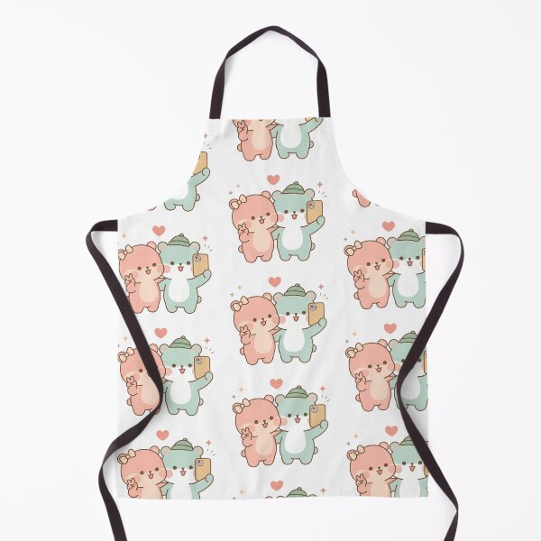 Item preview, Kawaii Cute Bears Taking Phone Selfie designed and sold by Cuddly-Critters.