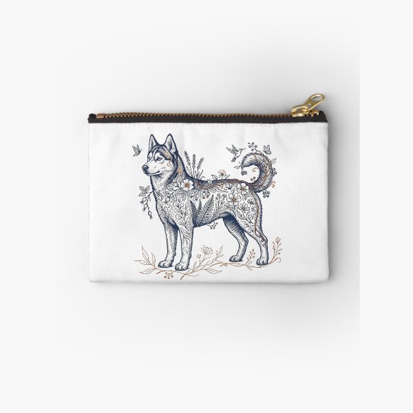 Item preview, Siberian Husky Botanical Illustration designed and sold by SUP-R-Ts.