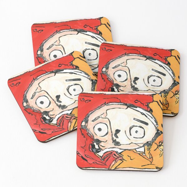Item preview, Stewie’s Awakening – Expressionist Pop Character Study designed and sold by Dwaalhaas.com.
