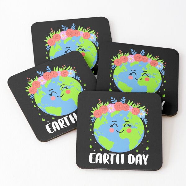 Item preview, Earth Day Cute Planet Flowers – Save The Earth Environmental Design designed and sold by drawwiika+44.