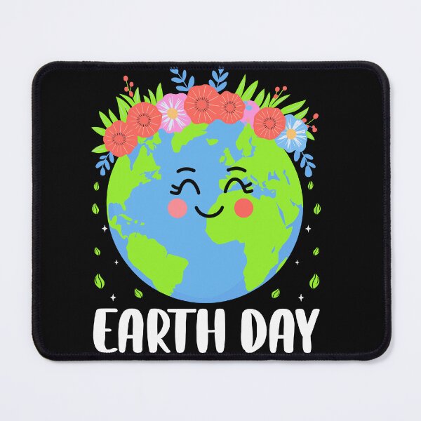 Item preview, Earth Day Cute Planet Flowers – Save The Earth Environmental Design designed and sold by drawwiika+44.