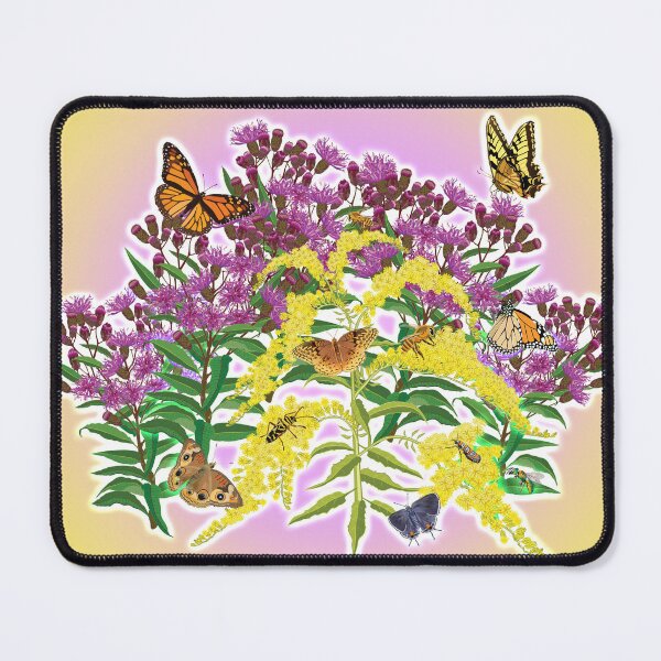 Item preview, Goldenrod, Ironweed, and Butterflies designed and sold by Jedi-Artist.