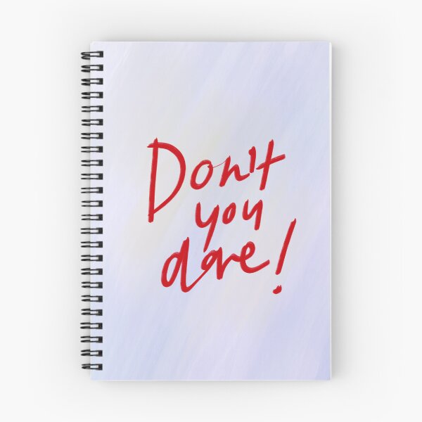 Item preview, Don't You Dare Handwritten Typography designed and sold by PoeticRecipeST.