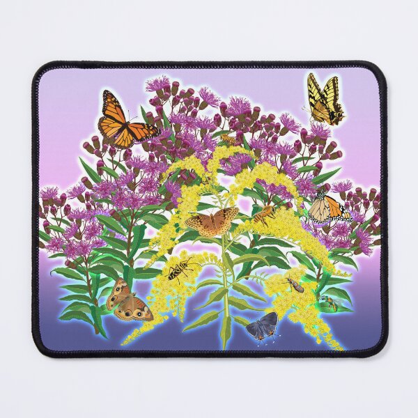 Item preview, Goldenrod, Ironweed, and Butterflies designed and sold by Jedi-Artist.