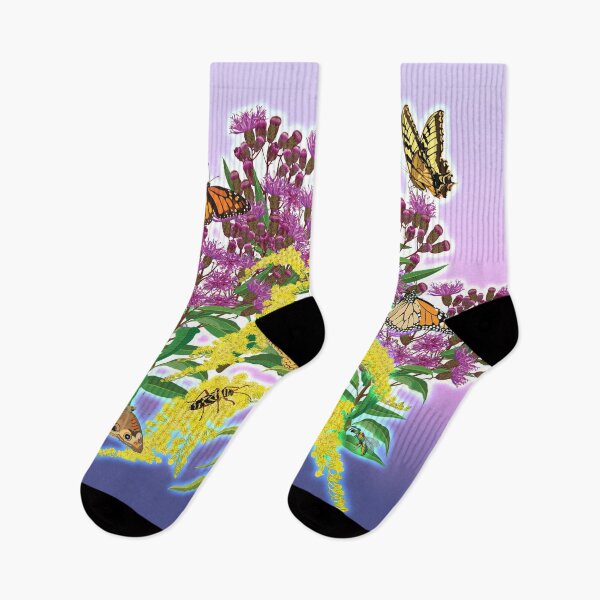 Item preview, Goldenrod, Ironweed, and Butterflies  designed and sold by Jedi-Artist.