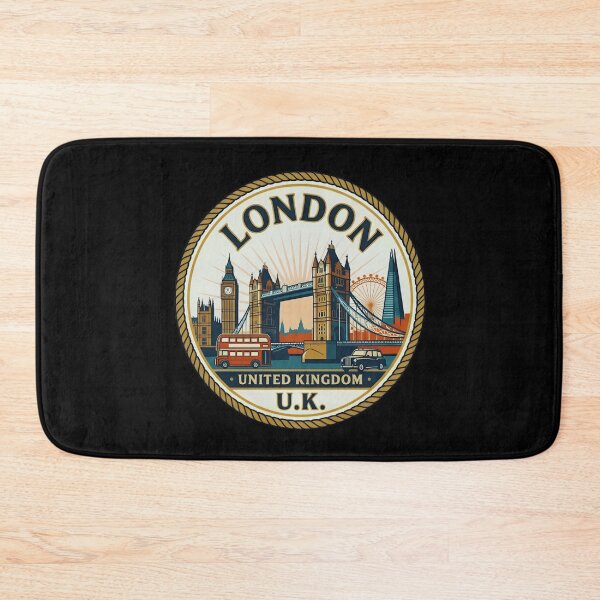 Item preview, London Travel Emblem | Vintage United Kingdom Landmark Souvenir designed and sold by Cree8if.
