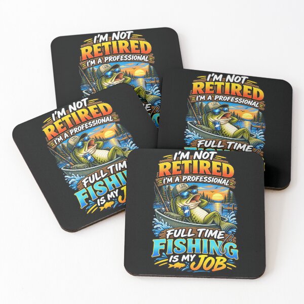 Item preview, Funny Bass Fisherman Full Time Fishing Job designed and sold by MagicSD Designs.