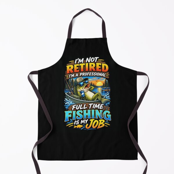 Item preview, Funny Bass Fisherman Full Time Fishing Job designed and sold by MagicSD Designs.