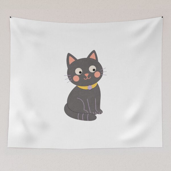 Item preview, Cat with a Crescent Collar designed and sold by The-Art-of-D.