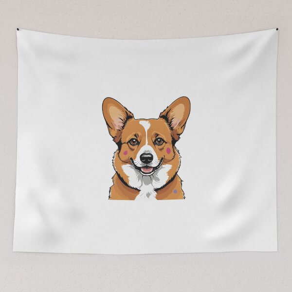 Item preview, Corgi Dog Character Pop Art Halftone Style – Corgi owner gift designed and sold by michallechowicz.