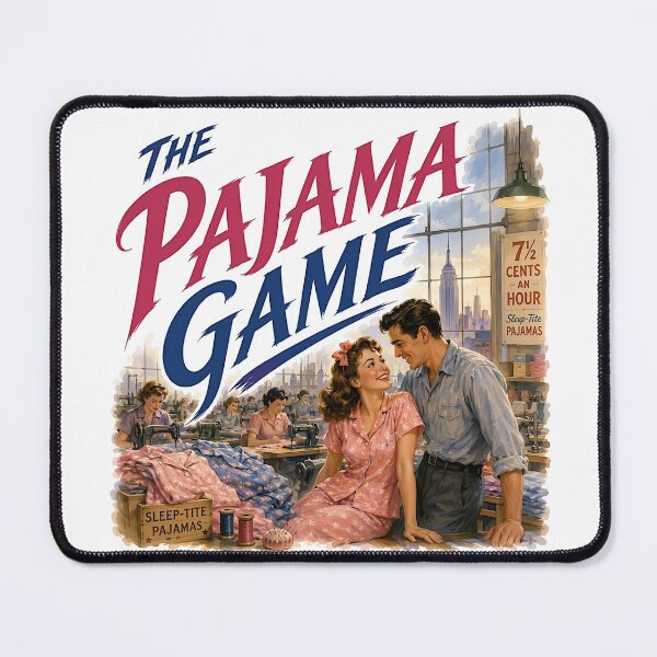Item preview, The Pajama Game - the Musical designed and sold by Lyric Vault - Rock on.