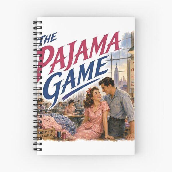 Item preview, The Pajama Game - the Musical  designed and sold by Lyric Vault - Rock on.