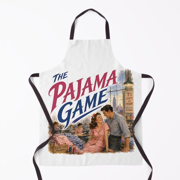 Item preview, The Pajama Game - the Musical  designed and sold by Lyric Vault - Rock on.