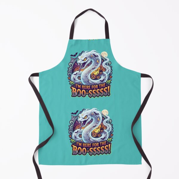 Item preview, I'm here for the Boo-sssss! - Halloween serpent ghost designed and sold by ParadoxParadox.