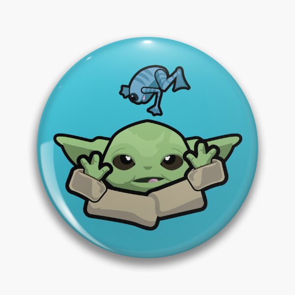 Item preview, Grogu and Snack designed and sold by thetinygiantart.