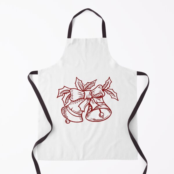 Item preview, Dark Red Vintage Christmas Bells Design designed and sold by pattern-archive.