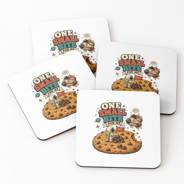 Item preview, One Small Bite for Me – Funny Astronaut Cookie Lover Space designed and sold by NarpLTD.