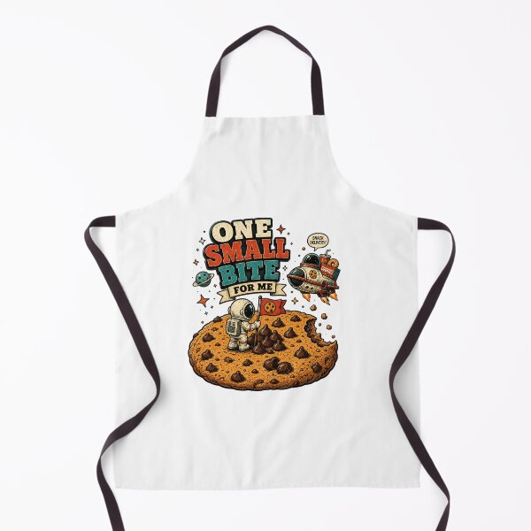 Item preview, One Small Bite for Me – Funny Astronaut Cookie Lover Space designed and sold by NarpLTD.